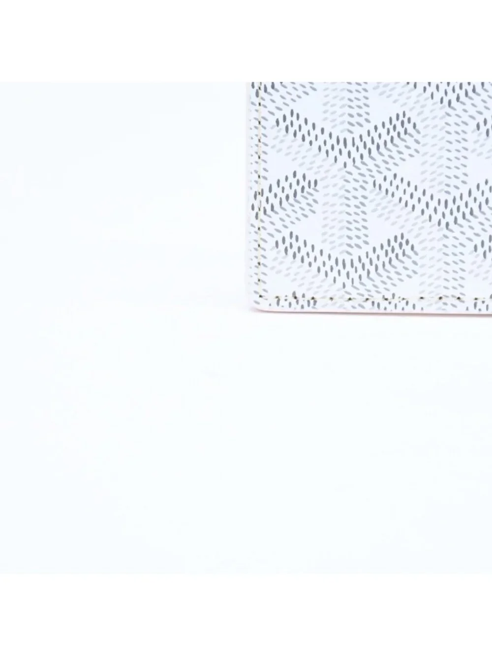 Goyard Saint Sulpice Card Case White Vauzel Calfskin